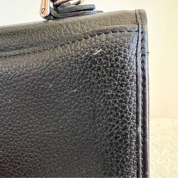 Burberry Leather Satchel Top handle Two Way Bag - Picture 5 of 16